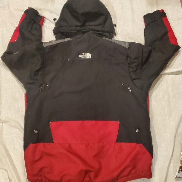 The North Face Jacket Coat Steep Tech Men Size XL Black&Red Snowboard coat - Picture 2 of 2